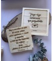 Puzzle con dedicatoria padrino/madrina