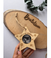 Estrella de Navidad Personalizada para Anunciar una Noticia Especial