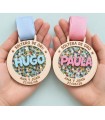 Medalla Soltero de Oro para Regalar en Bodas