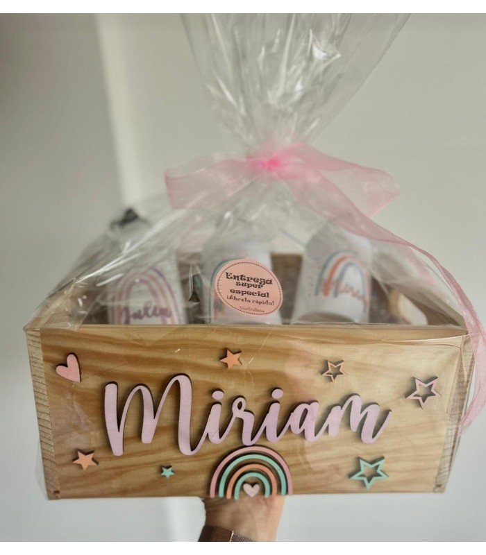 Caja de Madera Personalizada con Nombre