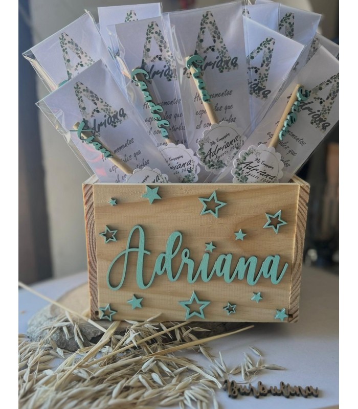 Caja de Madera Personalizada con Nombre