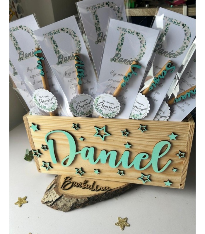 Caja de Madera Personalizada con Nombre