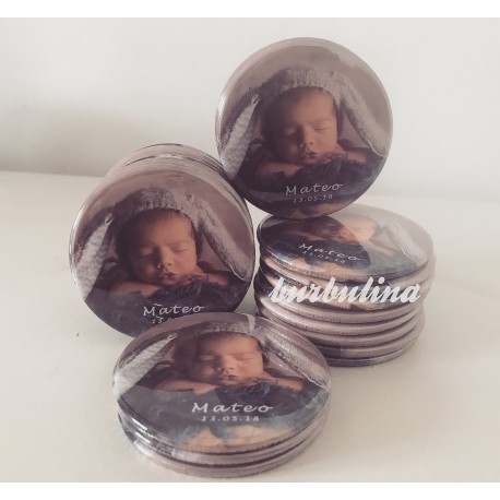 Abridores  para detalle de bautizo con foto