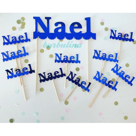 Cake Topper Grande y 10 minis