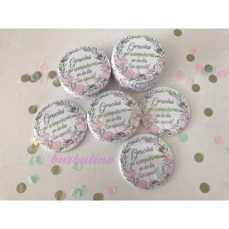 Espejos para detalle de boda modelo cactus