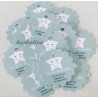 Etiquetas modelo estrella onduladas 5 cm