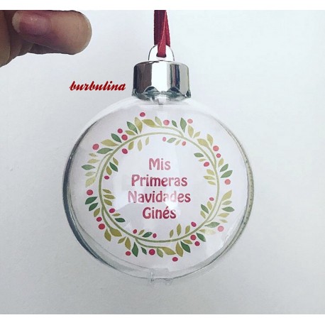 Bola Árbol de Navidad con Foto