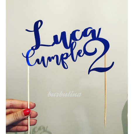 Cake Topper Grande Para cumpleaños