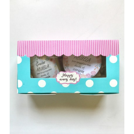 Pack velita y espejo Madrina