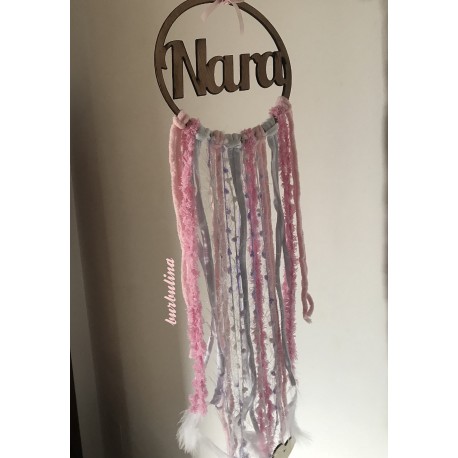 Atrapasueños 60 cm modelo "Pétalos"