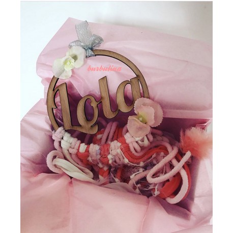 Atrapasueños modelo "Coral”