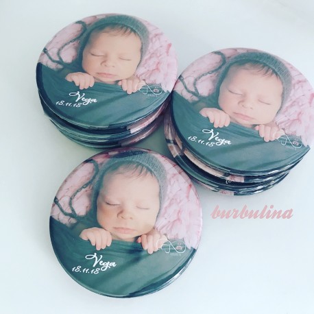 Abridores  para detalle de bautizo con foto