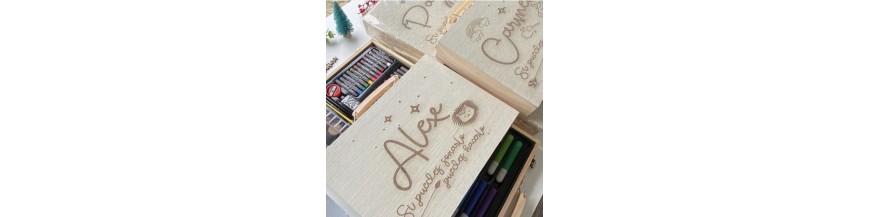 Maletines colores y Lámparas personalizadas